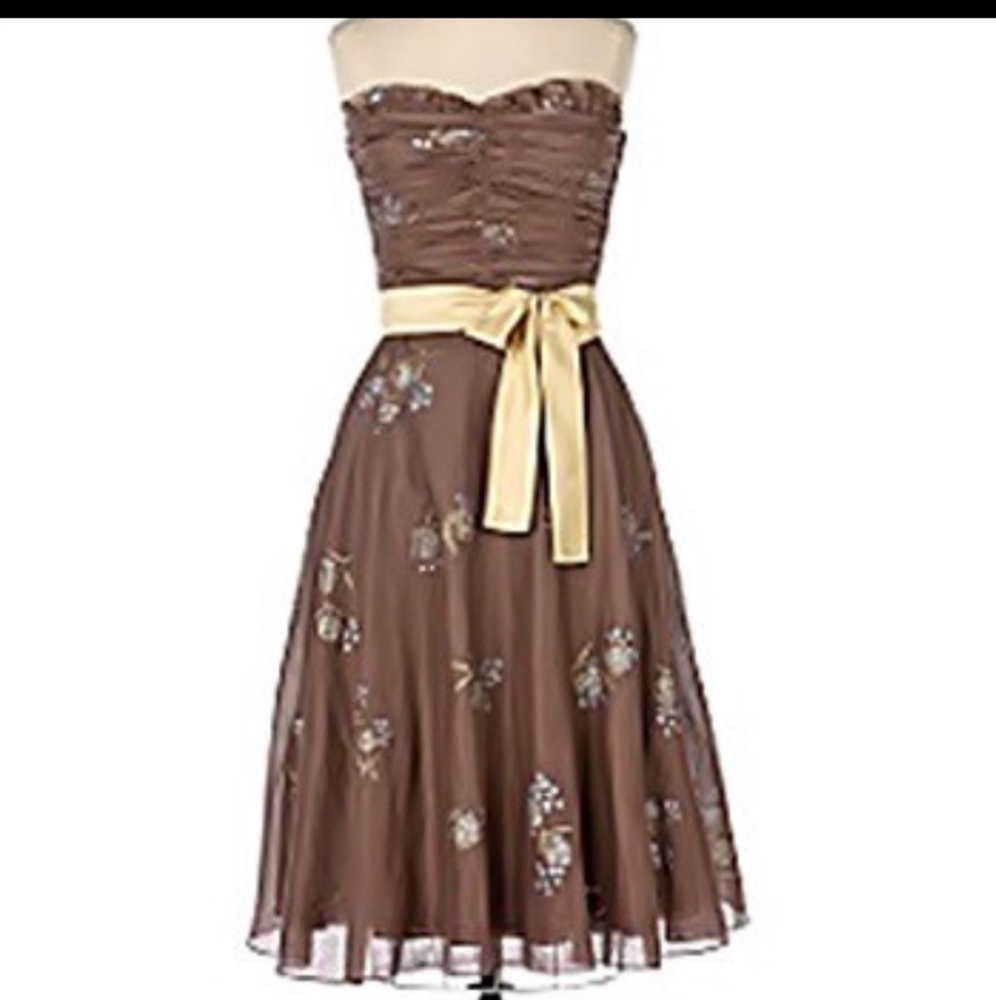 100% cotton Odille strapless dress